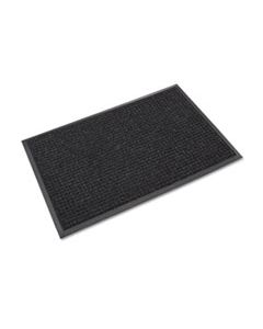 CWNSSR023CH SUPER-SOAKER WIPER MAT WITH GRIPPER BOTTOM, POLYPROPYLENE, 24 X 35, CHARCOAL