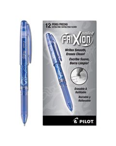 PIL31574 FRIXION POINT ERASABLE STICK GEL PEN, EXTRA-FINE 0.5MM, BLUE INK, BLUE BARREL