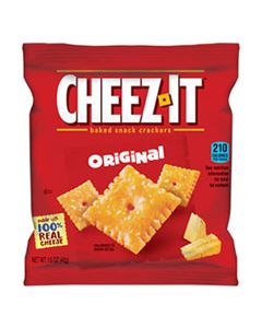 KEB12233 CHEEZ-IT CRACKERS, 1.5OZ SINGLE-SERVING SNACK PACK, 8/BOX