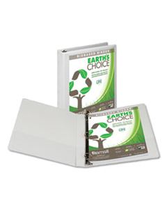 SAM16937 EARTH'S CHOICE BIOBASED D-RING VIEW BINDER, 3 RINGS, 1" CAPACITY, 11 X 8.5, WHITE