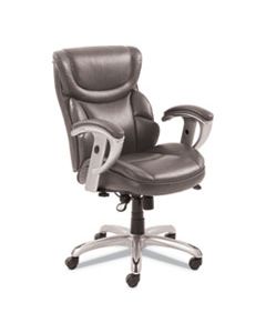 SRJ49711GRY EMERSON TASK CHAIR, SUPPORTS UP TO 300 LBS., GRAY SEAT/GRAY BACK, SILVER BASE