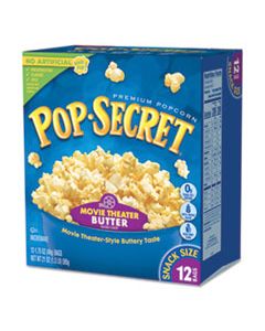 DFD28783 MICROWAVE POPCORN, MOVIE THEATRE BUTTER, 1.75 OZ BAGS, 12/BOX