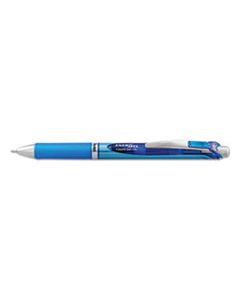 PENBL77C ENERGEL RTX RETRACTABLE GEL PEN, MEDIUM 0.7MM, BLUE INK, BLUE/GRAY BARREL