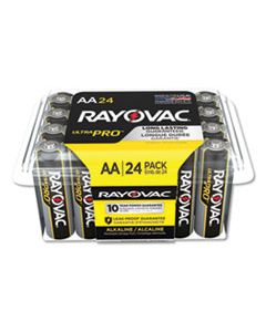 RAYALAA24PPJ ULTRA PRO ALKALINE AA BATTERIES, 24/PACK