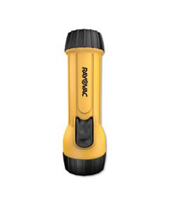 RAYWHK2DBULKA INDUSTRIAL TOUGH FLASHLIGHT, 2 D BATTERIES (SOLD SEPARATELY), YELLOW/BLACK