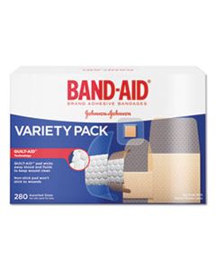 JOJ4711 SHEER/WET ADHESIVE BANDAGES, ASSORTED SIZES, 280/BOX