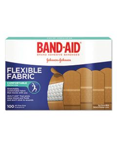 JOJ4444 FLEXIBLE FABRIC ADHESIVE BANDAGES, 1" X 3", 100/BOX