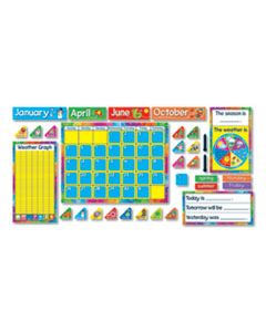 TEPT8096 YEAR AROUND CALENDAR BULLETIN BOARD SET, 22" X 17"