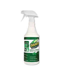 ODO910062QC12 RTU ODOR ELIMINATOR AND DISINFECTANT, EUCALYPTUS SCENT, 32 OZ SPRAY BOTTLE