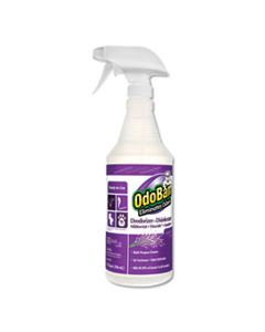 ODO910162QC12 RTU ODOR ELIMINATOR AND DISINFECTANT, LAVENDER, 32 OZ SPRAY BOTTLE, 12/CARTON