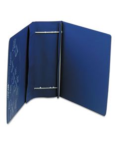 LEO61602 VARICAP EXPANDABLE BINDER, 2 POSTS, 6" CAPACITY, 11 X 8.5, BLUE