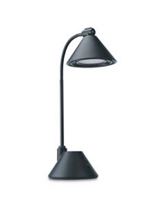 ALELED931B LED TASK LAMP, 5.38"W X 9.88"D X 17"H, BLACK