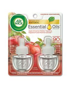 RAC80420CT SCENTED OIL REFILL, 0.67 OZ, APPLE CINNAMON MEDLEY, 2/PACK, 6 PACKS/CARTON