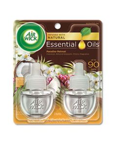 RAC91110 LIFE SCENTS SCENTED OIL REFILLS, PARADISE RETREAT, 0.67 OZ, 2/PACK, 6 PACKS/CARTON