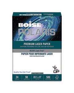 CASBPL0111P POLARIS PREMIUM LASER PAPER, 97 BRIGHT, 3-HOLE, 24LB, 8.5 X 11, WHITE, 500/REAM