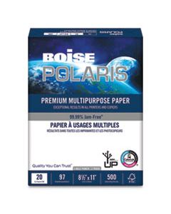 CASPOL8511PLT POLARIS PREMIUM MULTIPURPOSE PAPER, 97 BRIGHT, 20LB, 8.5 X 11, WHITE, 500 SHEETS/REAM, 10 REAMS/CARTON, 40 CARTONS/PALLET