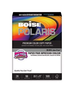 CASBCP2811 POLARIS PREMIUM COLOR COPY PAPER, 98 BRIGHT, 28LB, 8.5 X 11, WHITE, 500/REAM