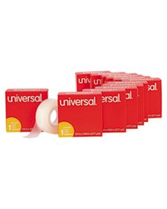 UNV83412 INVISIBLE TAPE, 1" CORE, 0.75" X 83.33 FT, CLEAR, 12/PACK