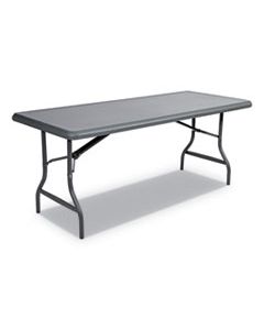 ICE65227 INDESTRUCTABLES TOO 1200 SERIES FOLDING TABLE, 72W X 30D X 29H, CHARCOAL