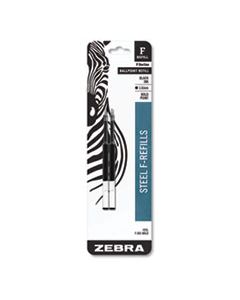 ZEB82712 F-REFILL, BOLD POINT, BLACK INK, 2/PACK