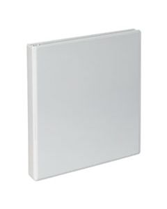 UNV20742PK SLANT-RING VIEW BINDER, 3 RINGS, 1" CAPACITY, 11 X 8.5, WHITE, 4/PACK