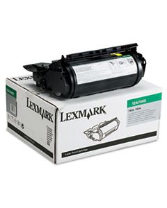 LEX12A7465 12A7465 RETURN PROGRAM EXTRA HIGH-YIELD TONER, 32000 PAGE-YIELD, BLACK