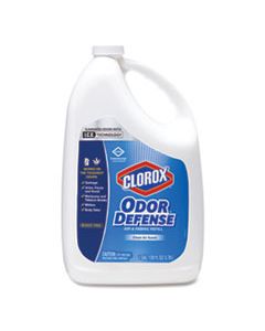 CLO31716EA COMMERCIAL SOLUTIONS ODOR DEFENSE AIR/FABRIC SPRAY, CLEAN AIR SCENT, 1 GAL BOTTLE