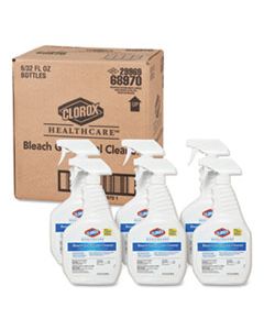 CLO68970 BLEACH GERMICIDAL CLEANER, 32OZ SPRAY BOTTLE, 6/CARTON