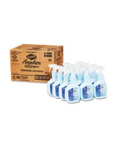 CLO01698CT ANYWHERE HARD SURFACE SANITIZING SPRAY, 32OZ SPRAY BOTTLE, 12/CARTON