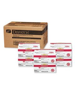 CLO69101 DISPATCH CLEANER DISINFECTANT TOWELS WITH BLEACH, 7 X 8, 50/BOX, 6 BOXES/CARTON