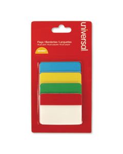 UNV99021 SELF STICK INDEX TAB, 2", ASSORTED COLORS, 40/PACK
