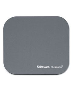 FEL5934001 MOUSE PAD W/MICROBAN, NONSKID BASE, 9 X 8, GRAPHITE