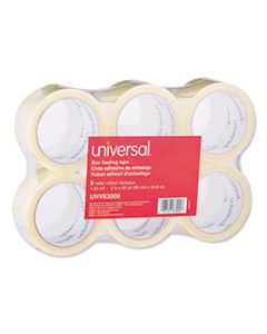 UNV63000 GENERAL-PURPOSE BOX SEALING TAPE, 3" CORE, 1.88" X 60 YDS, CLEAR, 6/PACK