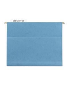 SMD64041 TUFF HANGING FOLDERS WITH EASY SLIDE TAB, LETTER SIZE, 1/3-CUT TAB, BLUE, 18/BOX