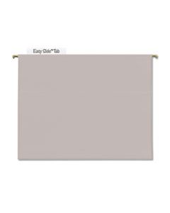 SMD64092 TUFF HANGING FOLDERS WITH EASY SLIDE TAB, LETTER SIZE, 1/3-CUT TAB, STEEL GRAY, 18/BOX