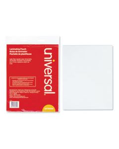 UNV84620 LAMINATING POUCHES, 3 MIL, 9" X 11.5", MATTE CLEAR, 25/PACK