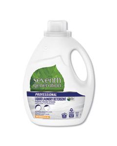SEV44724 LIQUID LAUNDRY DETERGENT, FREE AND CLEAR, 66 LOADS, 100OZ BOTTLE, 4/CARTON