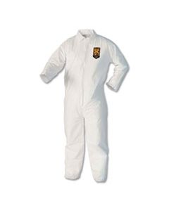 KCC44302 A40 COVERALLS, MEDIUM, WHITE, 25/CARTON