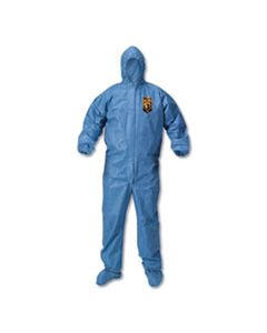 KCC45095 A60 BLOOD AND CHEMICAL SPLASH PROTECTION COVERALLS, 2X-LARGE, BLUE, 24/CARTON
