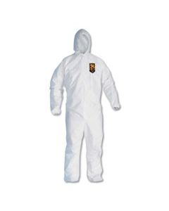 KCC49116 A20 BREATHABLE PARTICLE PROTECTION COVERALLS, ZIP CLOSURE, 3X-LARGE, WHITE