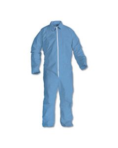 KCC45313 A65 ZIPPER FRONT FLAME RESISTANT COVERALLS, LARGE, WHITE, 25/CARTON