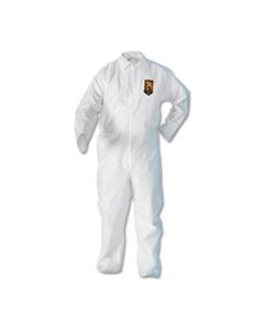 KCC10468 A10 ELASTIC BACK AND CUFF COVERALLS, LARGE, WHITE, 25/CARTON