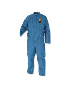 KCC58534 A20 ZIPPER FRONT PROTECTION COVERALLS, X-LARGE, BLUE, 24/CARTON