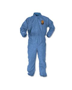 KCC45005 A60 ELASTIC-CUFF, ANKLE & BACK COVERALLS, BLUE, 2X-LARGE, 24/CASE