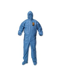 KCC45096 A60 BLOOD AND CHEMICAL SPLASH PROTECTION COVERALLS, 3X-LARGE, BLUE, 20/CARTON