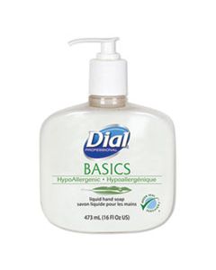 DIA06044 BASICS LIQUID HAND SOAP, FRESH FLORAL, 16 OZ PUMP, 12/CARTON