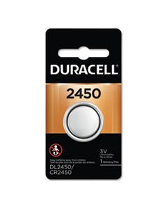 DURDL2450BPK LITHIUM COIN BATTERY, 2450, 36/CARTON