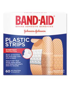 JOJ100563500 PLASTIC ADHESIVE BANDAGES, 3/4 X 3, 60/BOX