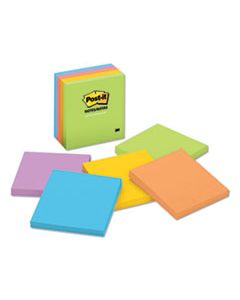 MMM6545UC ORIGINAL PADS IN JAIPUR COLORS, 3 X 3, 100-SHEET, 5/PACK