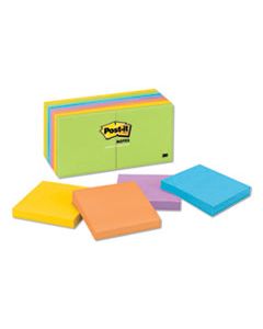 MMM65414AU ORIGINAL PADS IN JAIPUR COLORS, 3 X 3, 100-SHEET, 14/PACK